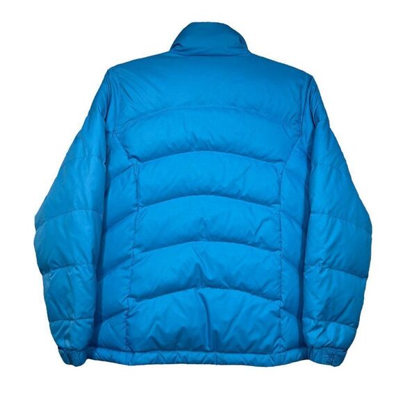 L.L. Bean Jacket Women's Size Small Blue Full Zip Goose Down Puffer Winter Coat - Picture 5 of 8